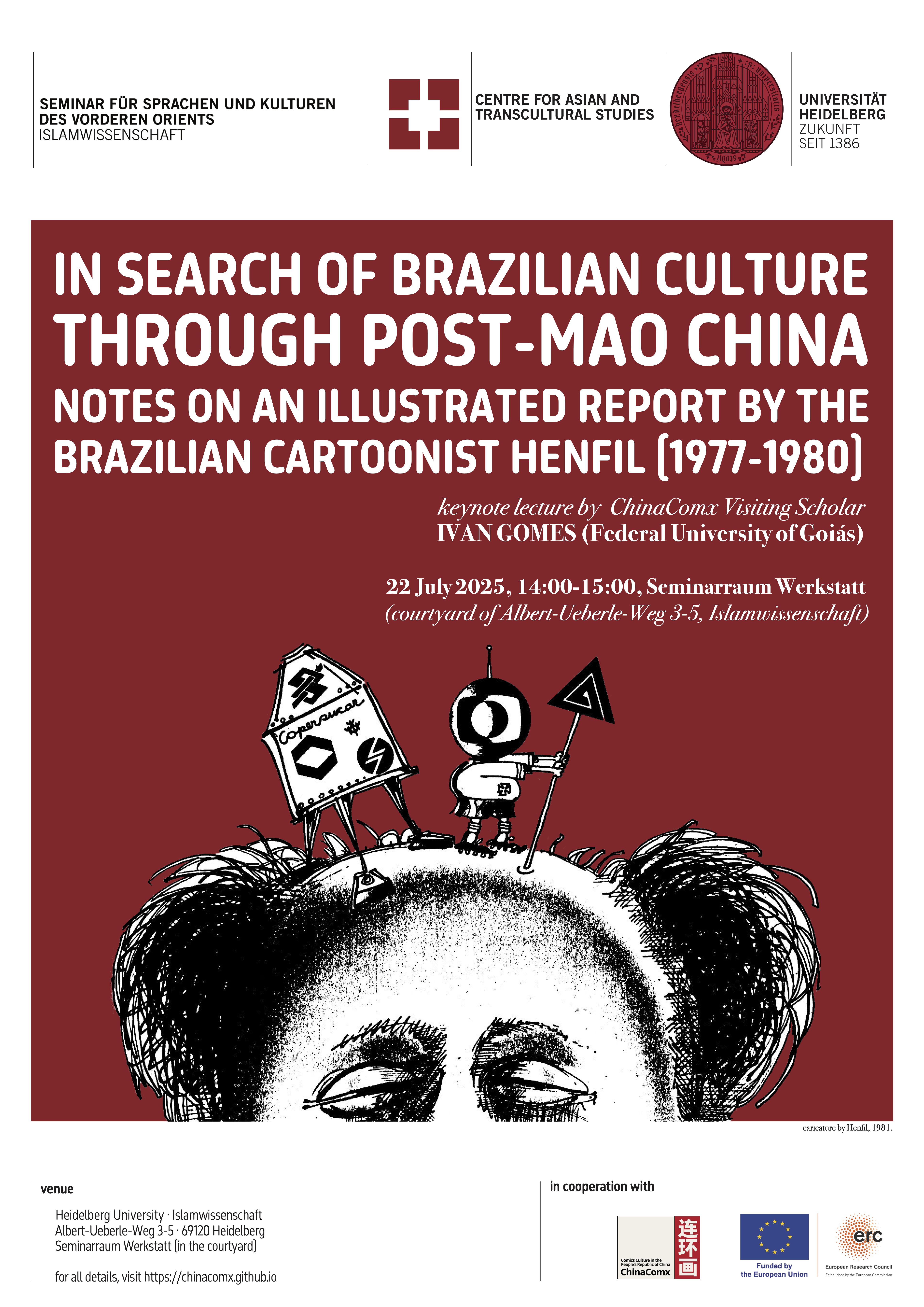 Keynote lecture by Ivan Gomes on 22 July at 14:00